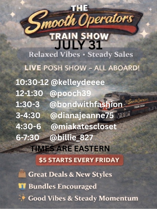 Tops - 🚂 The Smooth Operators 🚂 is LIVE now Every Friday Train Show